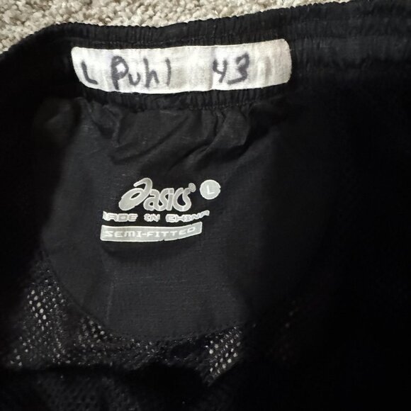 Minnesota Golden Gophers Pants Mens Large Black NCAA College Asics Track Warm Up - Picture 5 of 13